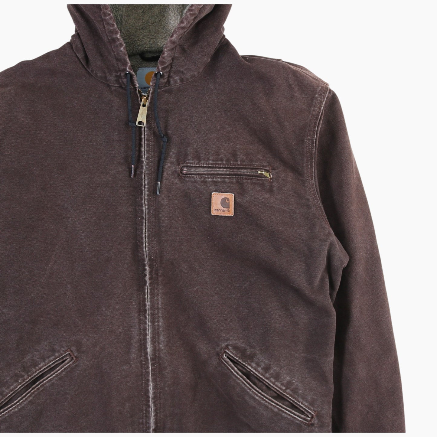 Hooded Active Jacket - Brown