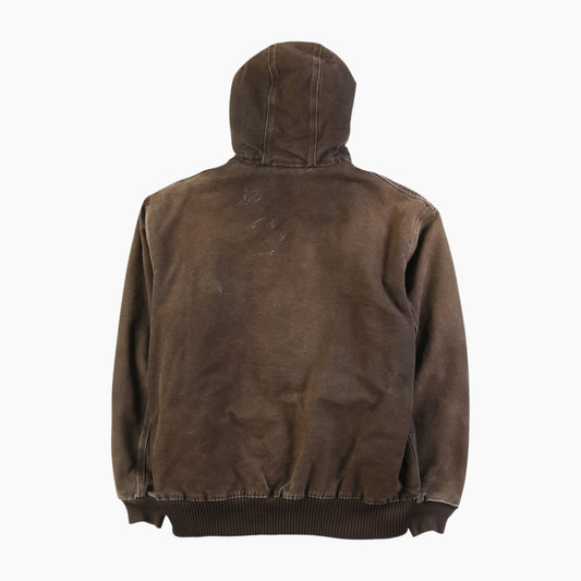 Hooded Active Jacket - Brown