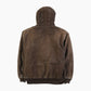Hooded Active Jacket - Brown