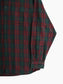 Vintage Flannel Shirt - Red Check