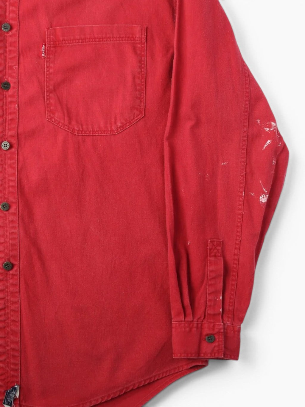 Denim Shirt - Red