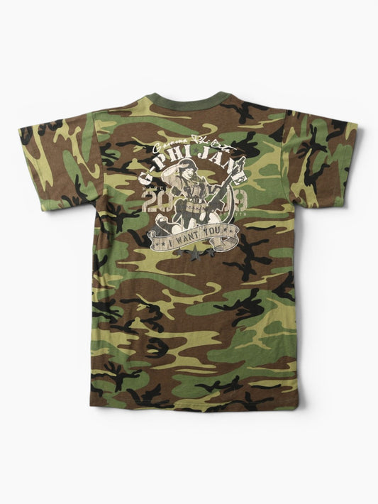 'G-Phi Jane' Woodland Camouflage T-shirt