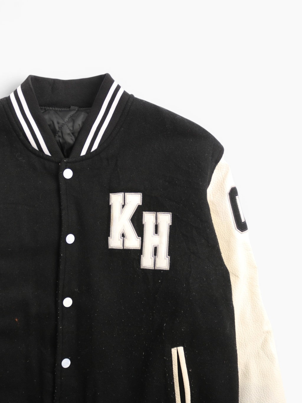 Vintage Varsity 'KH' Bomber Jacket