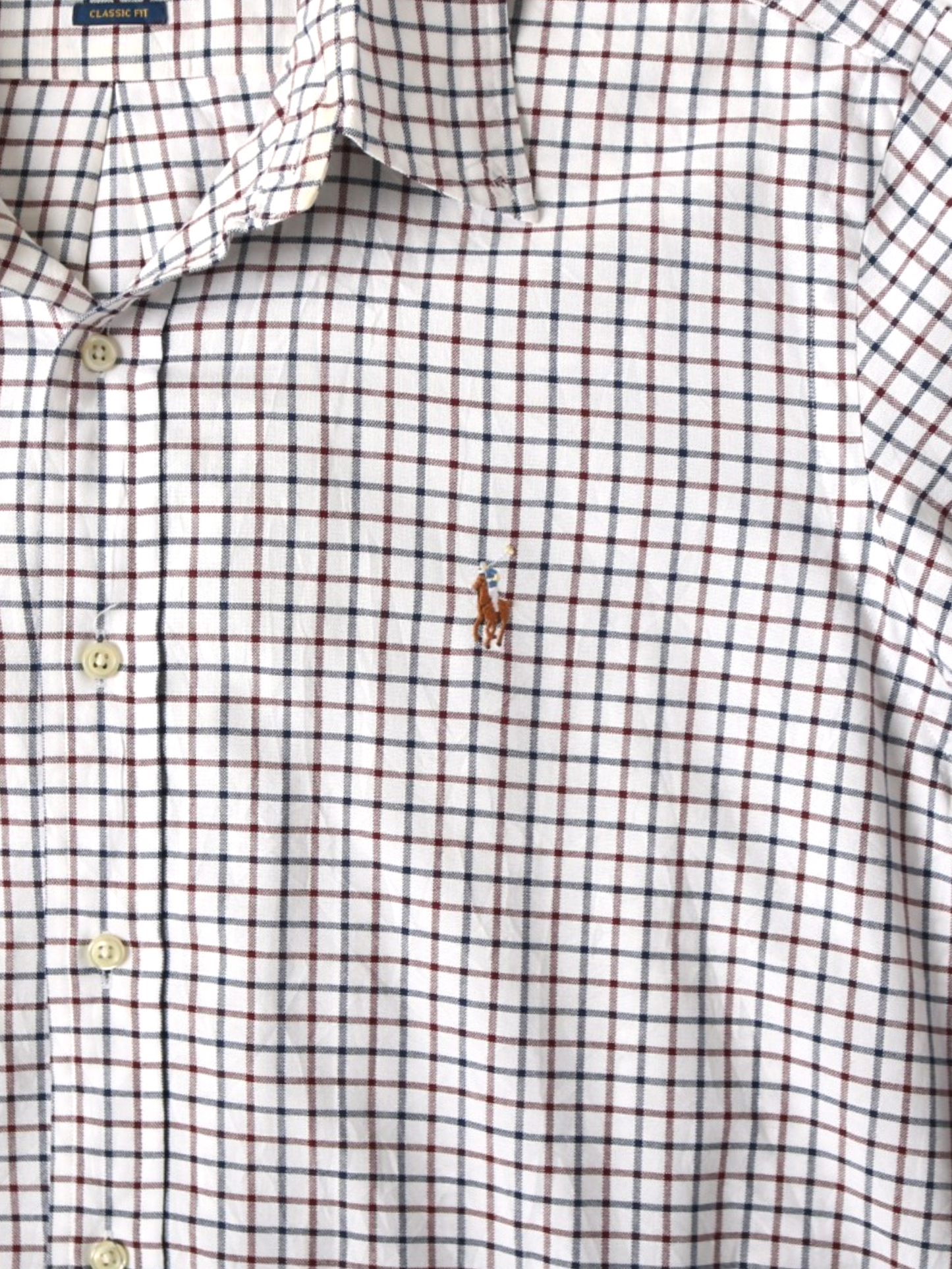 Vintage Shirt - White Check