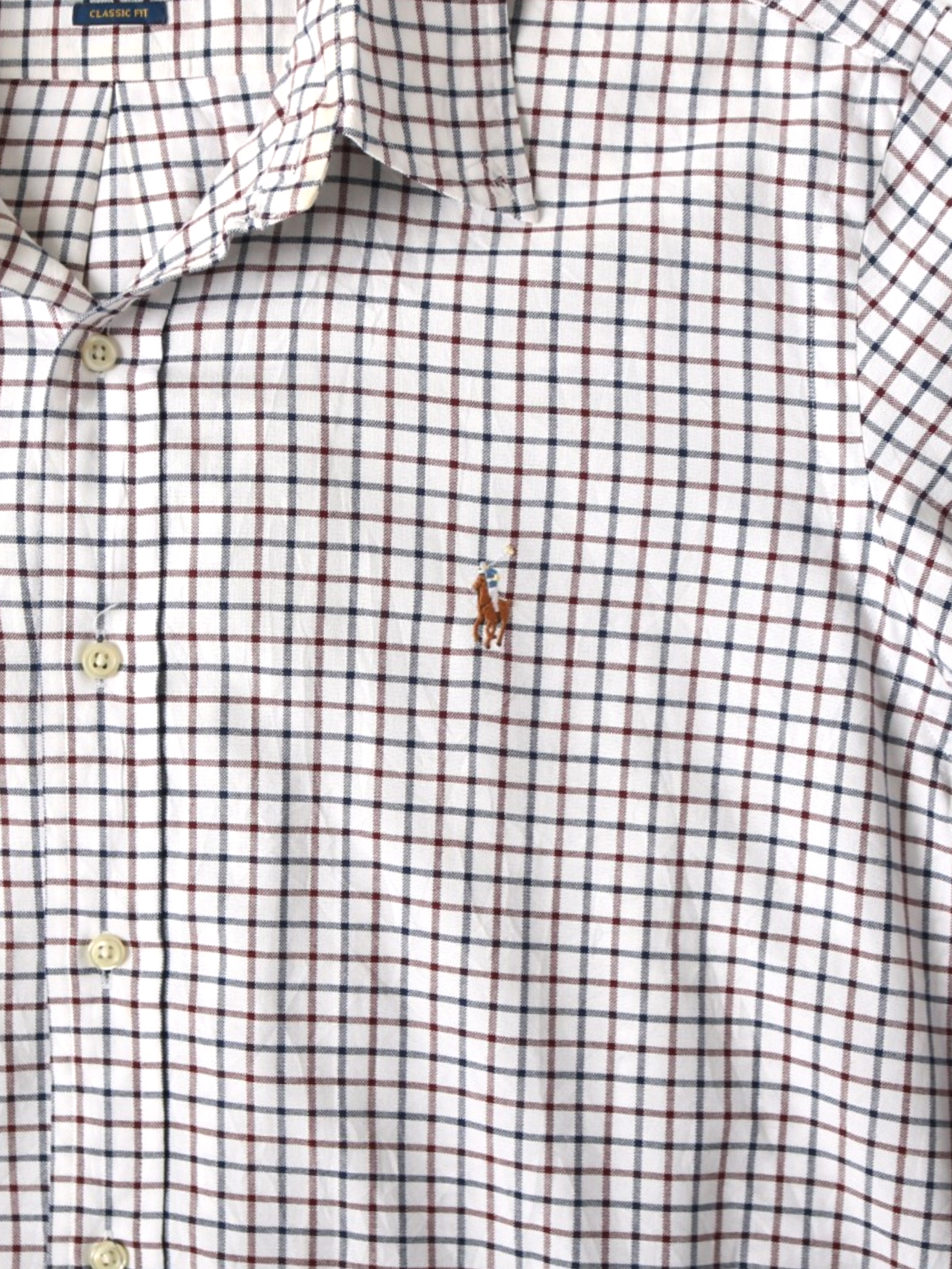 Vintage Shirt - White Check