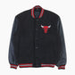 Vintage Varsity 'Chicago Bulls' Bomber Jacket - Black
