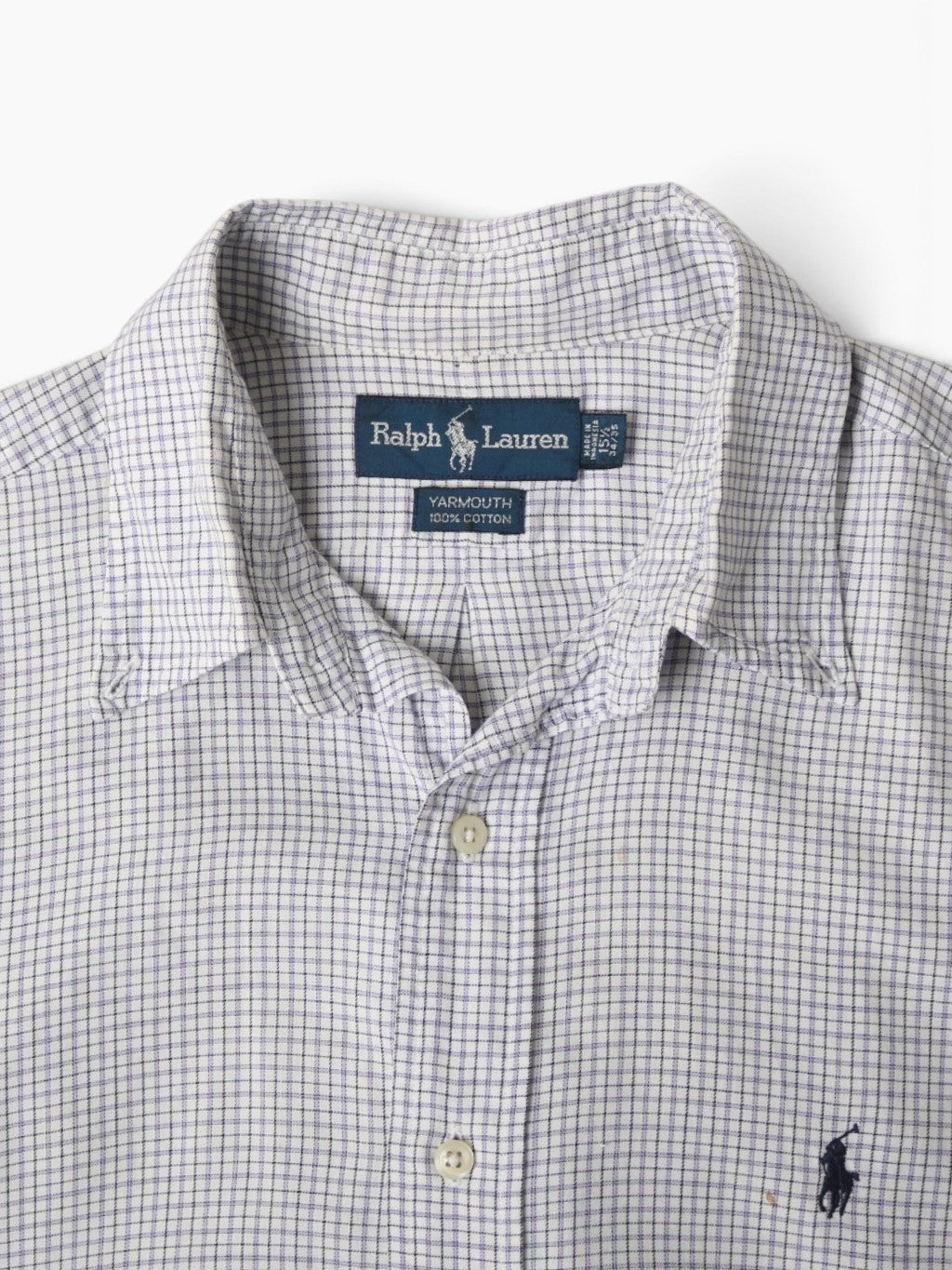 Vintage Shirt - White Check