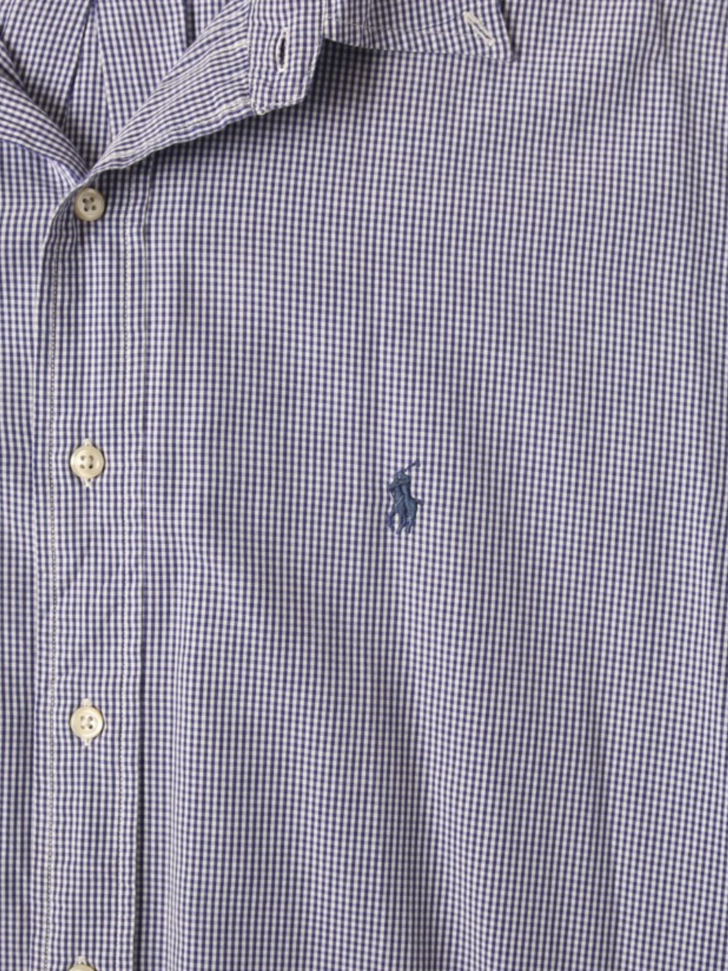 Vintage Shirt - Blue Check