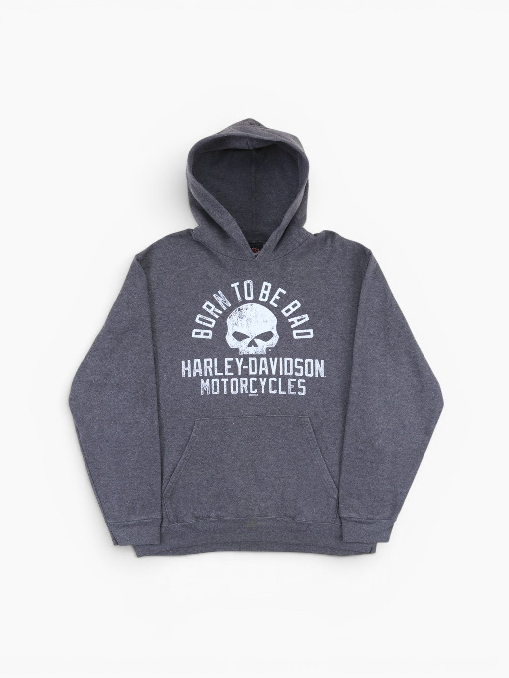 'Born To Be Dead' Hooded Sweatshirt - Grey