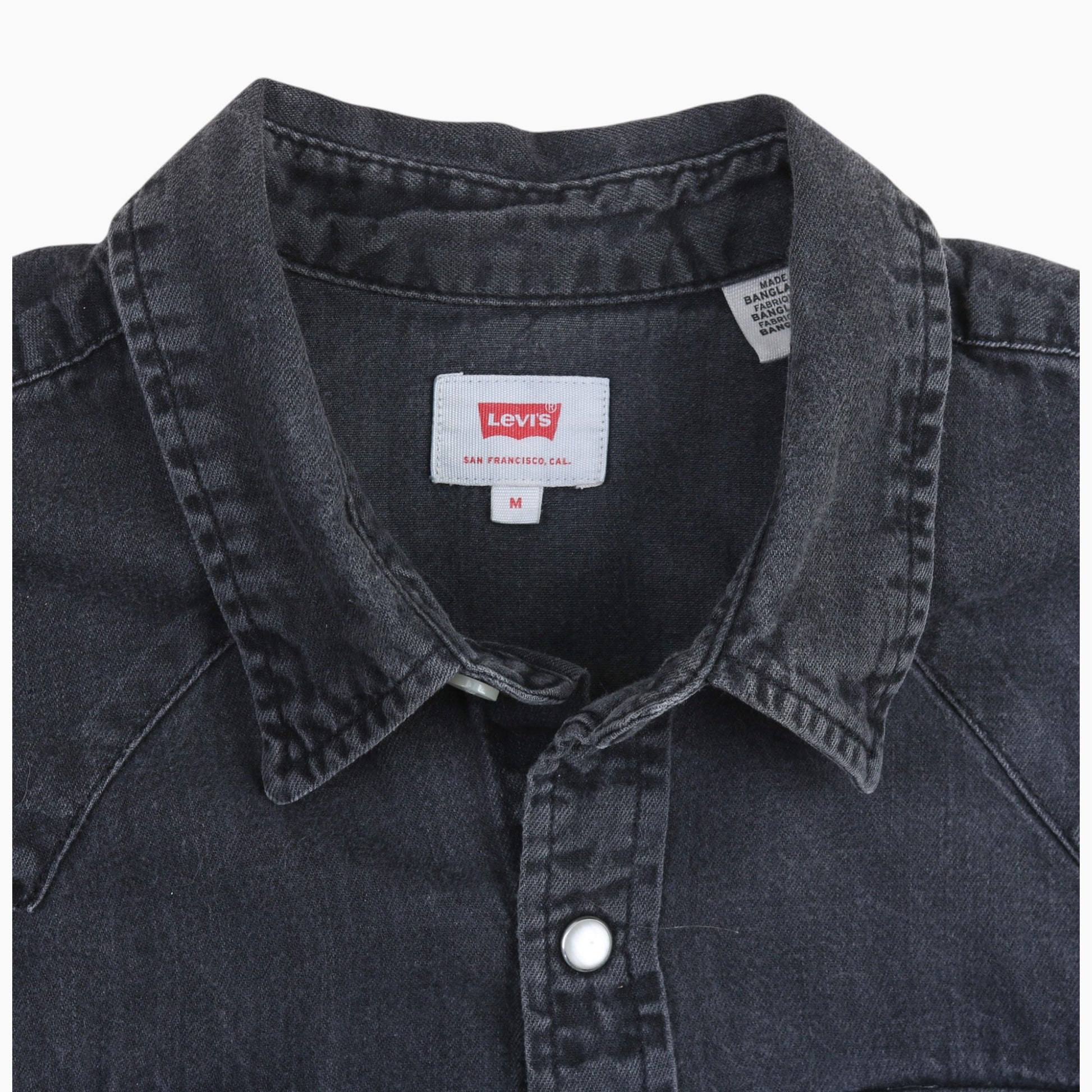 Weatern Denim Shirt - Black