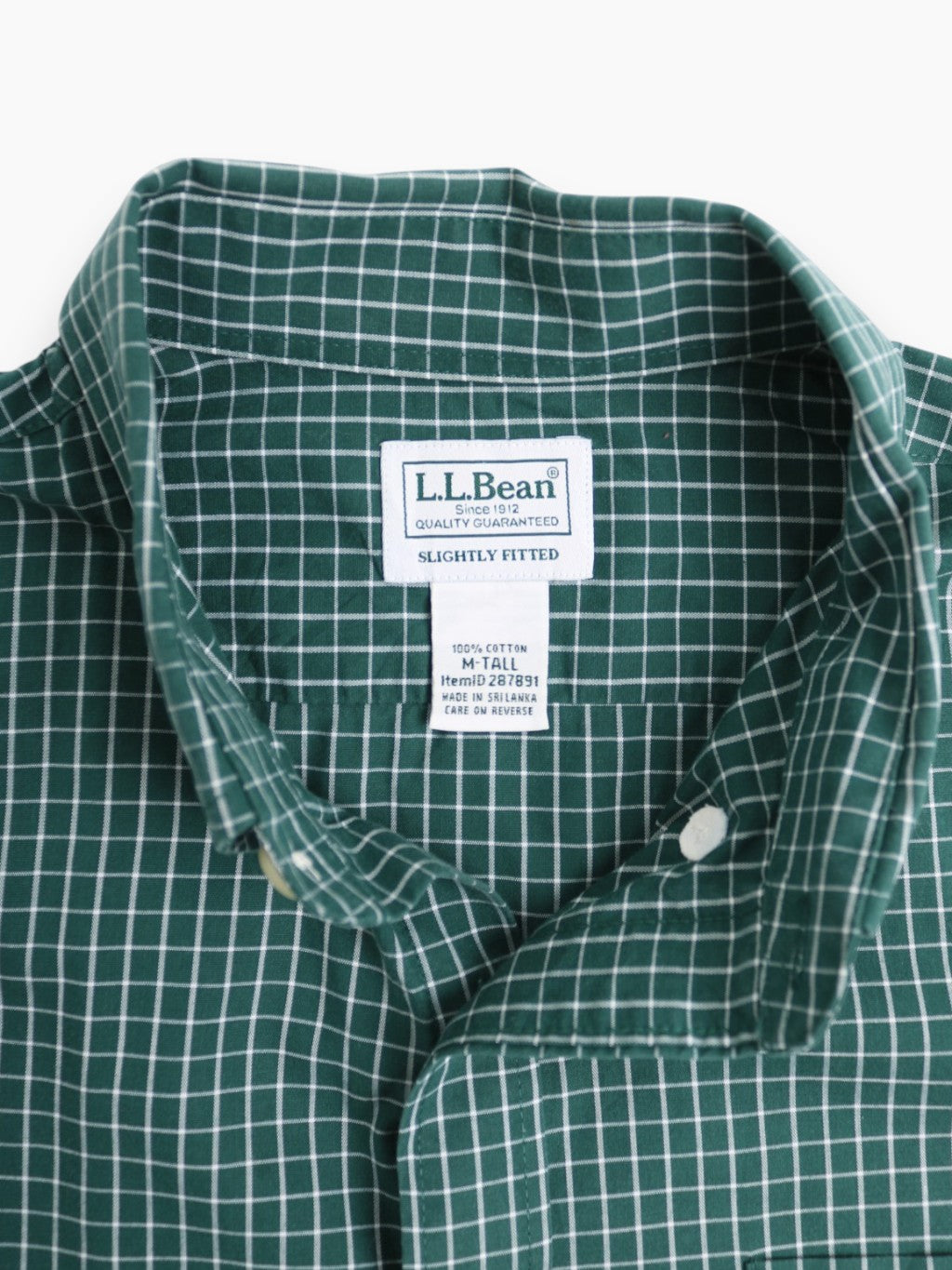 Vintage Shirt - Green Check