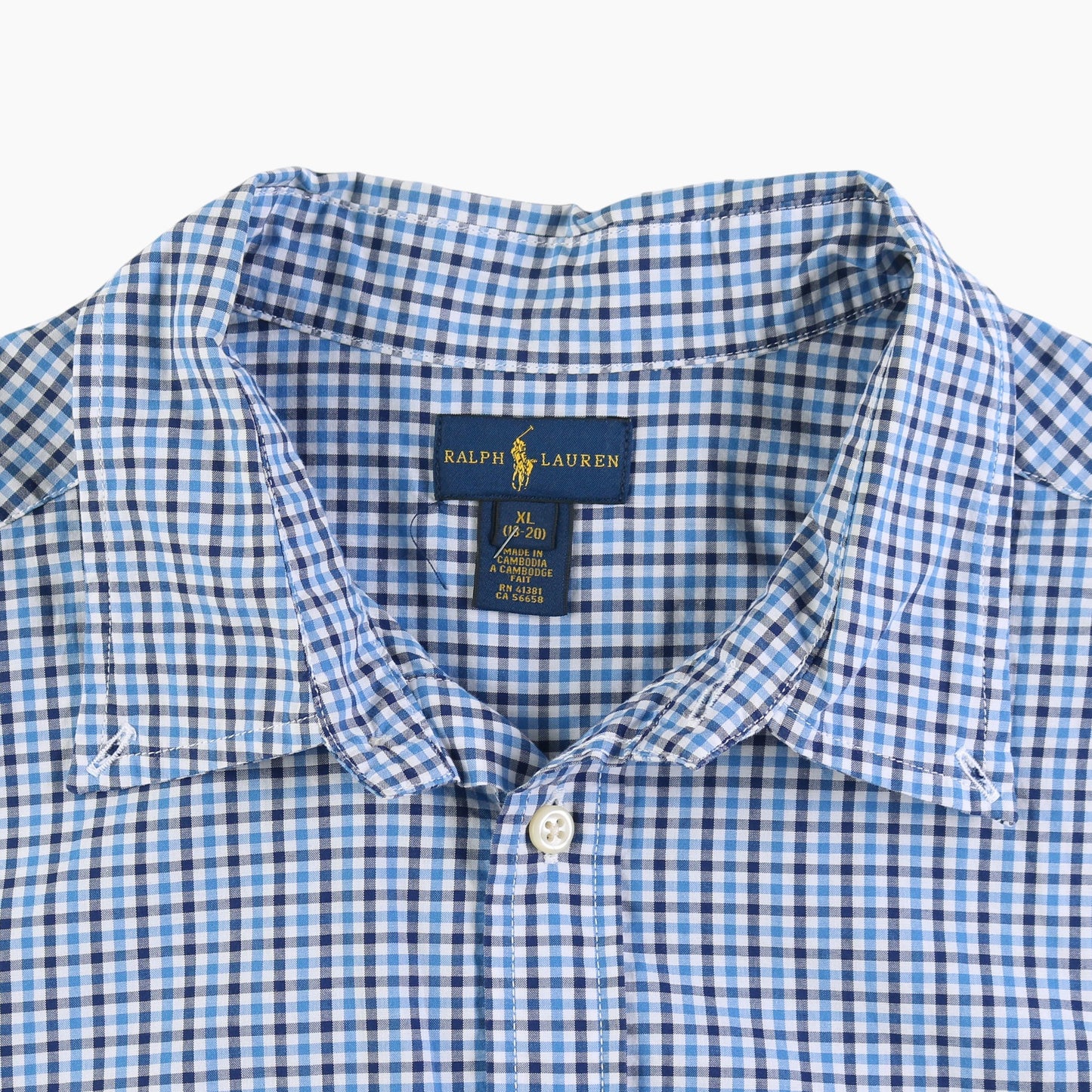 Vintage Shirt - Blue Check