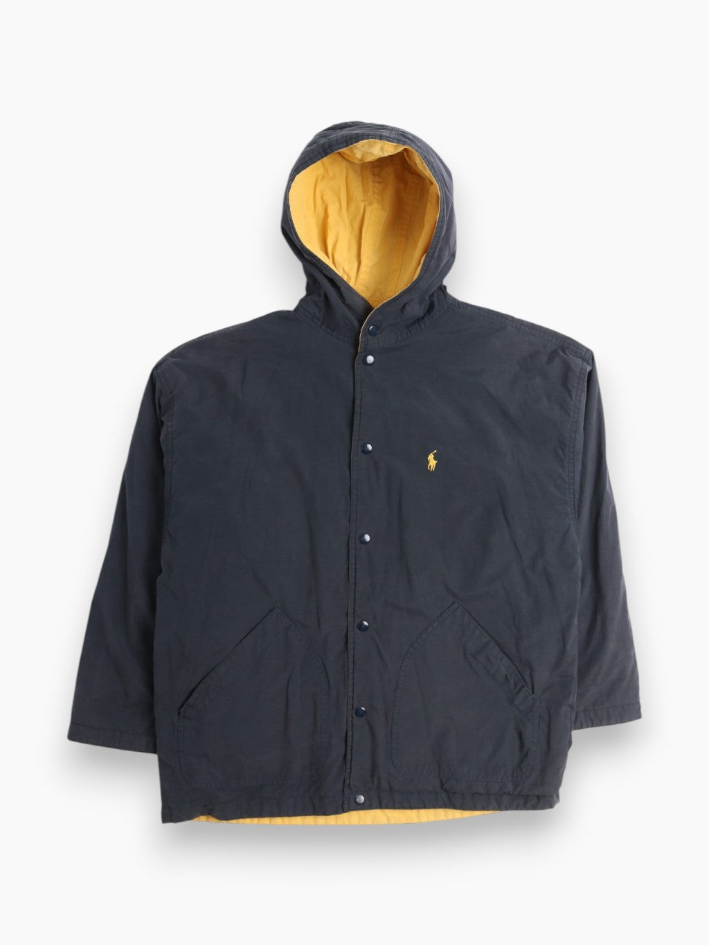 Vintage Reversible Shell Jacket - Navy/Yellow