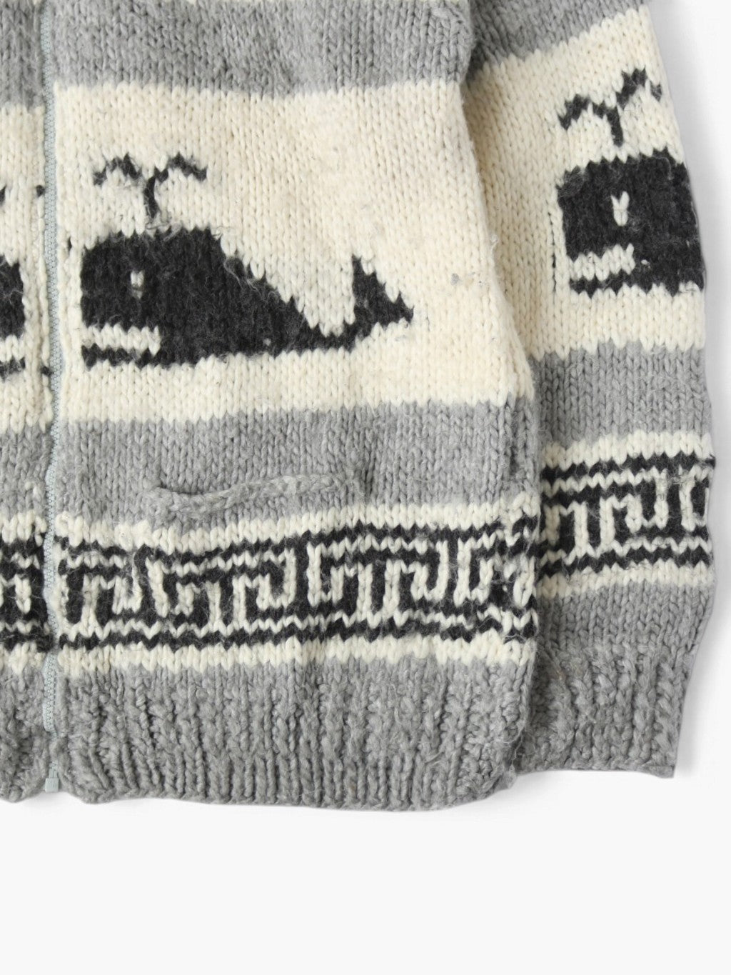 'Whale Motif' Cowichan