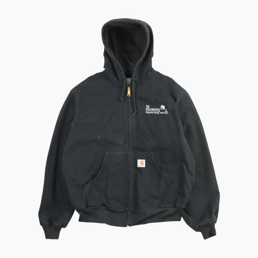 Hooded Active Jacket - Black