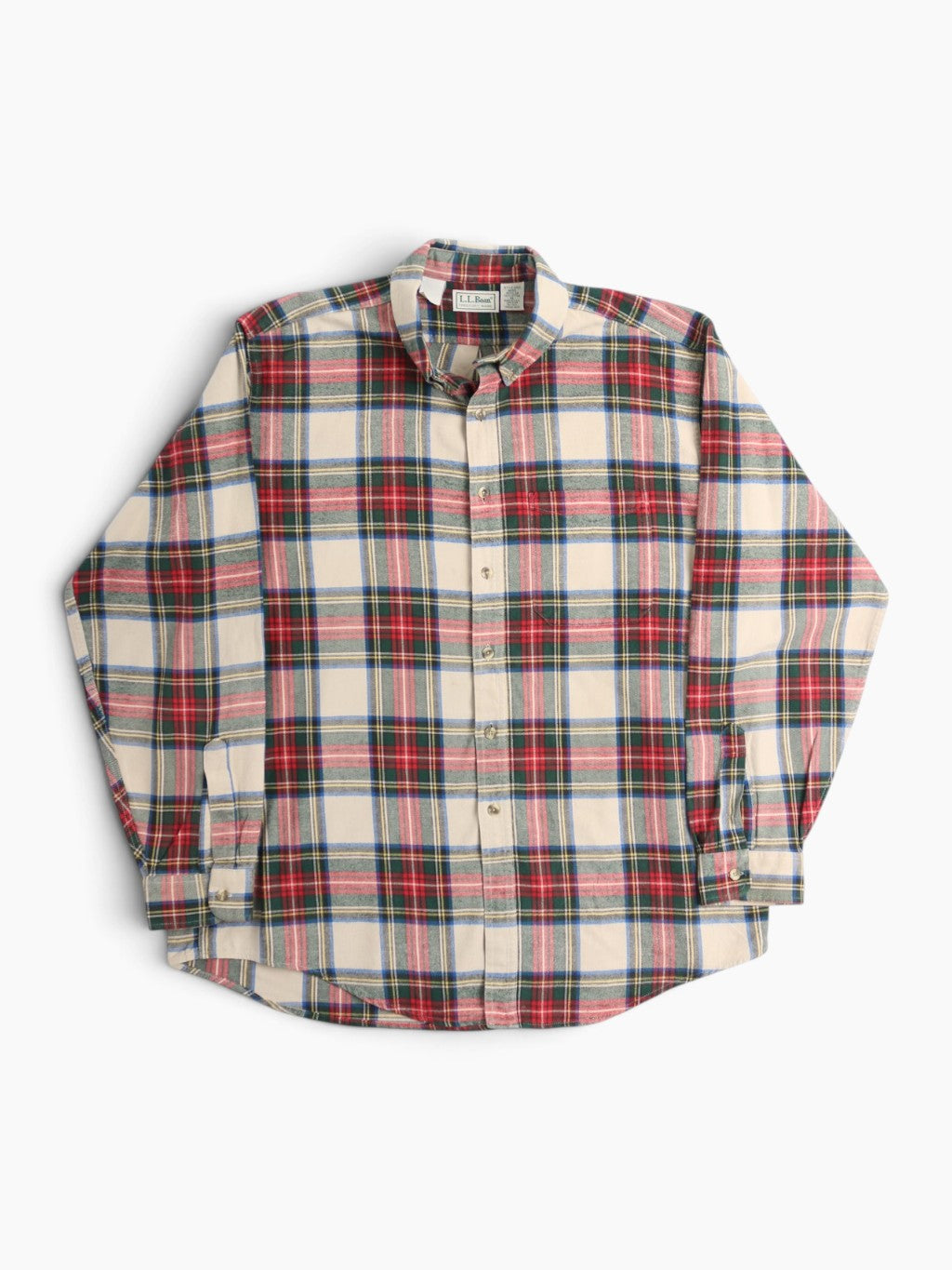 Vintage Flannel Shirt - Green Check