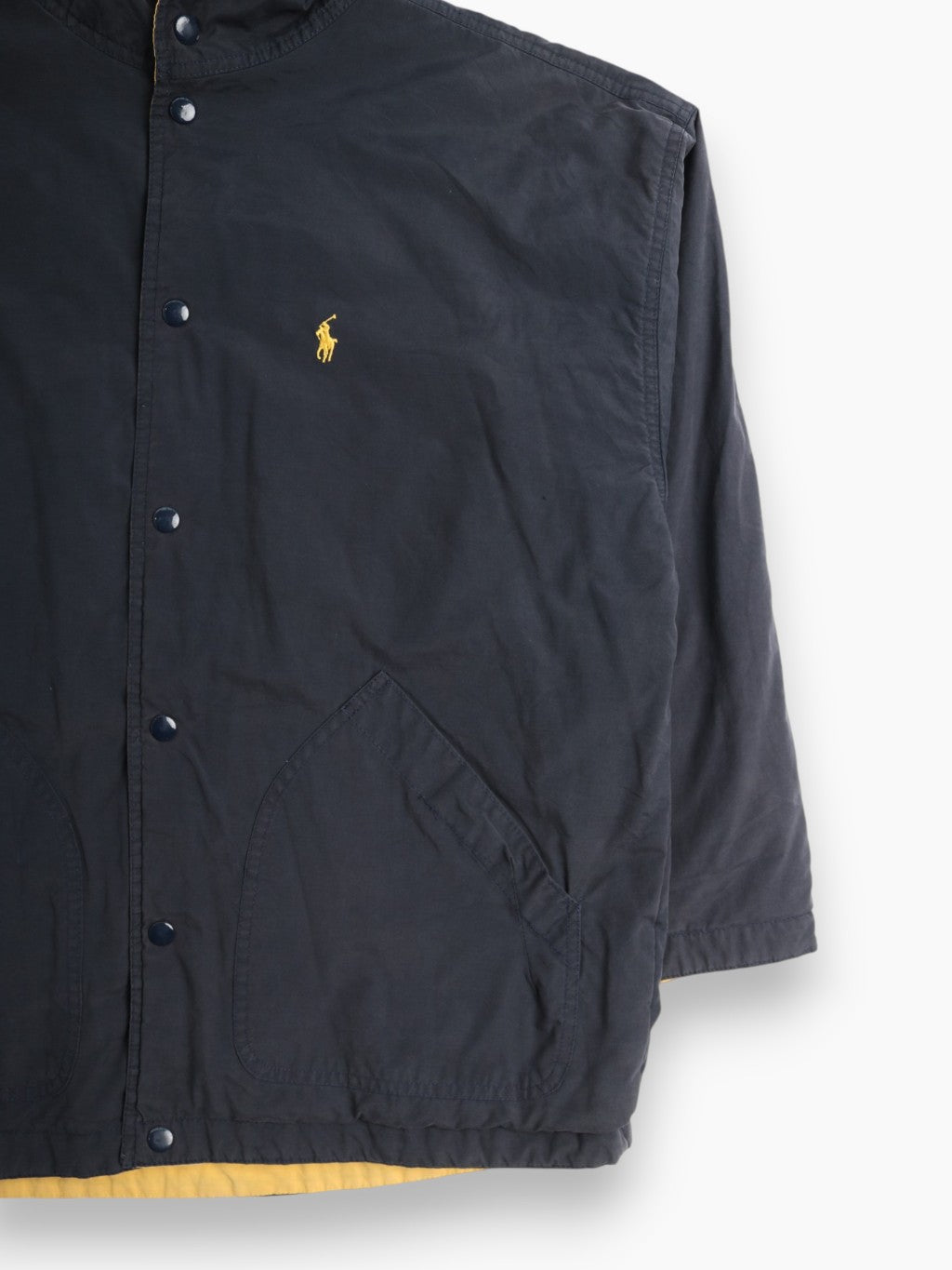 Vintage Reversible Shell Jacket - Navy/Yellow
