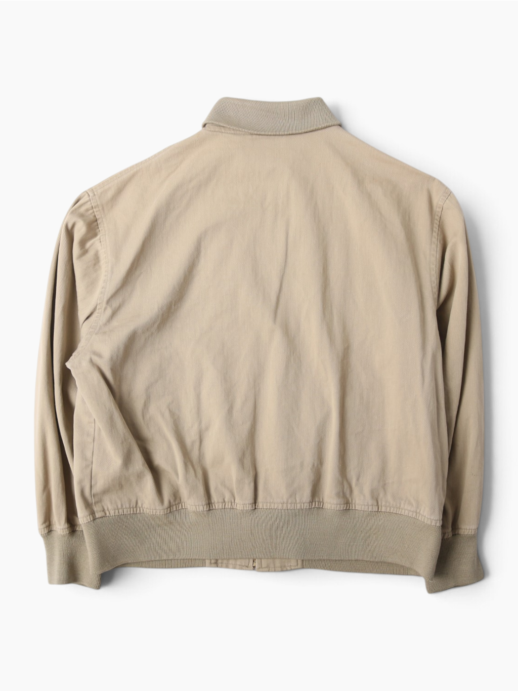 Vintage Bomber Jacket - Beige