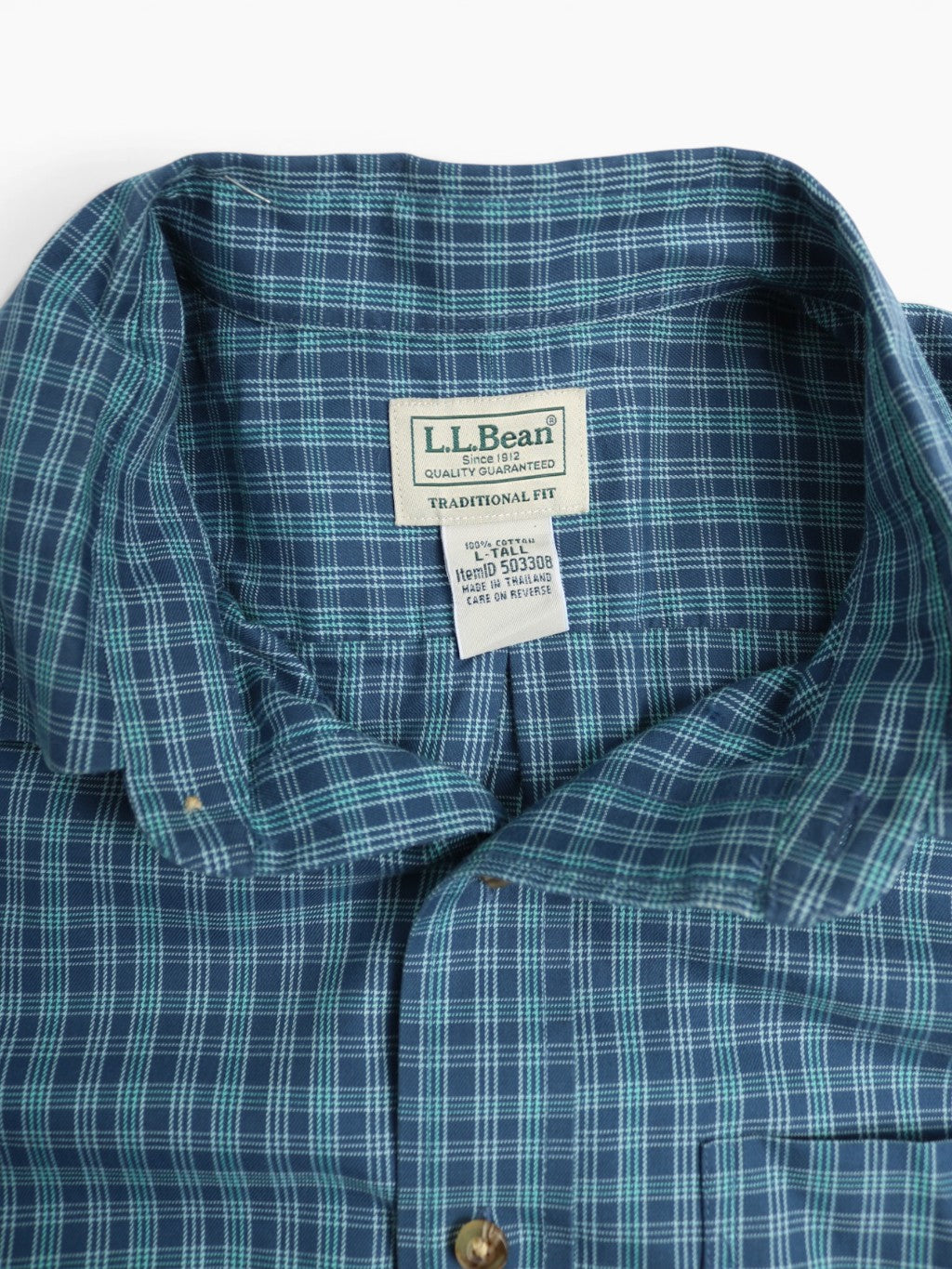 Vintage Shirt - Blue Check