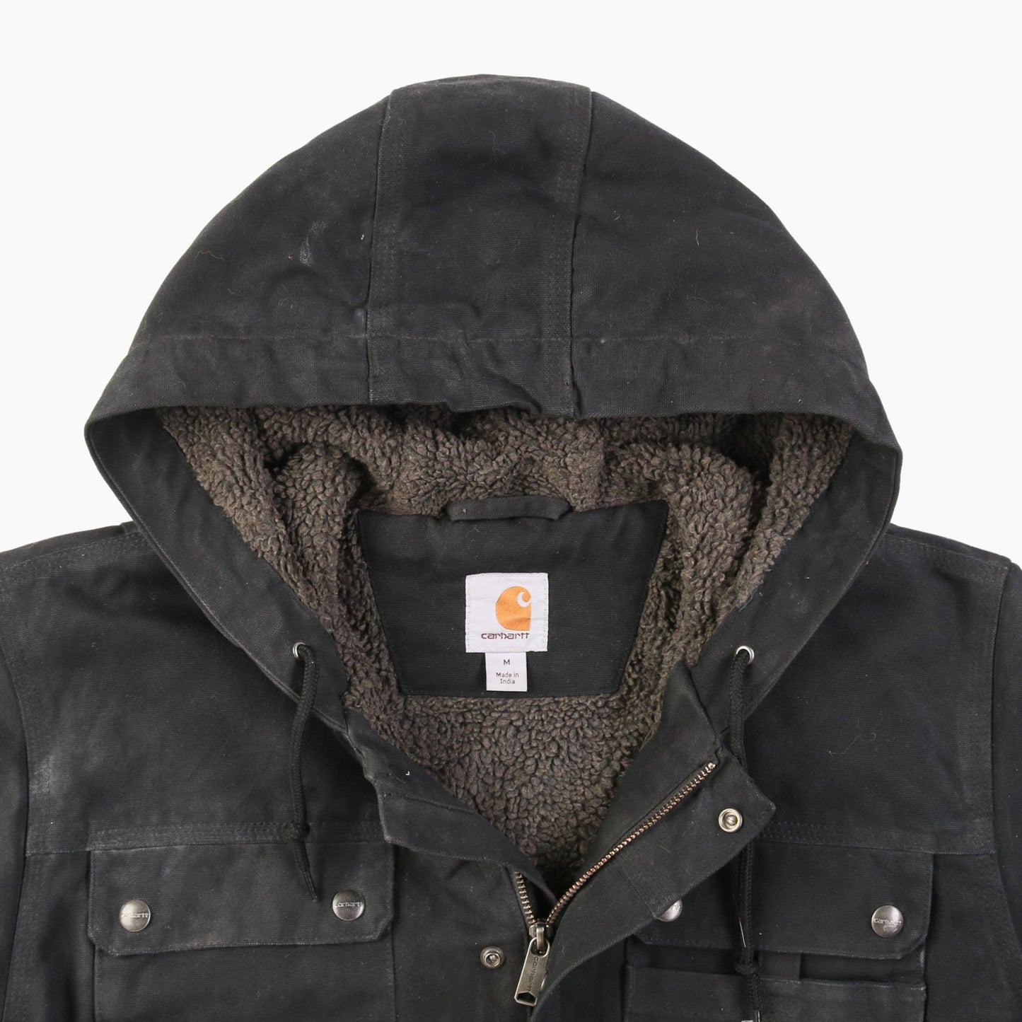 Active Hooded Jacket - Washed Black