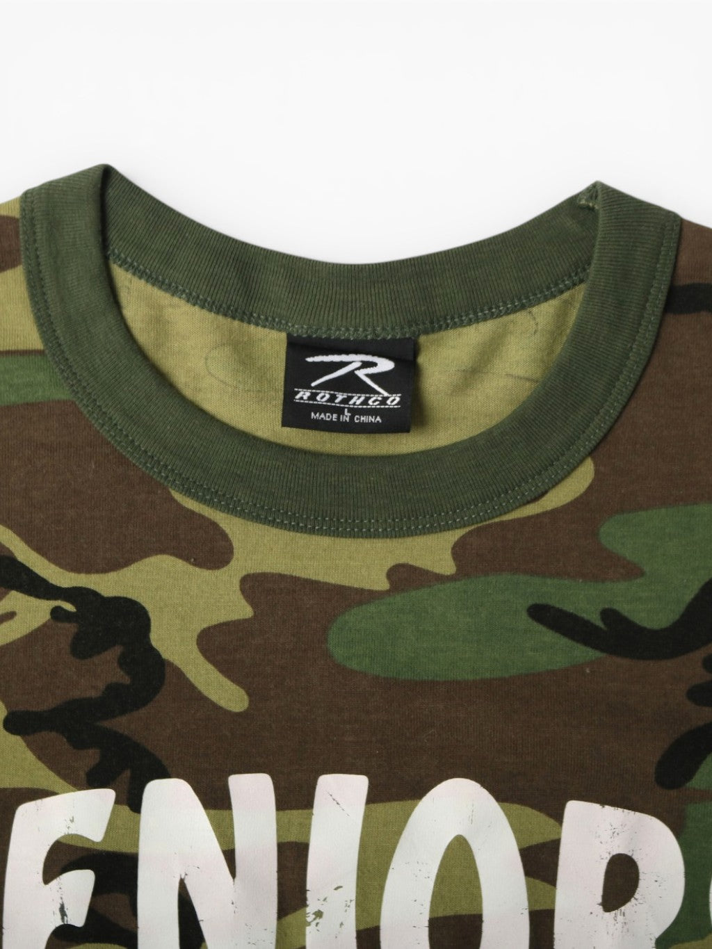 'Seniors' Woodland Camouflage T-shirt
