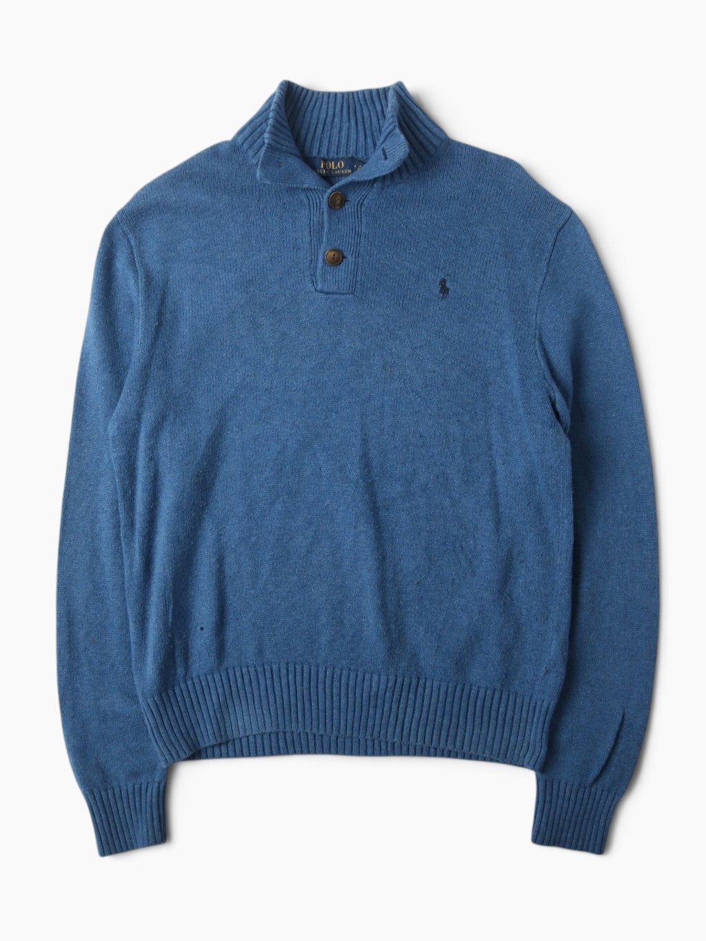 Mock Neck 3 Button Knit