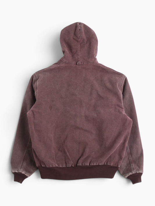 Active Hooded Jacket - Burgundy