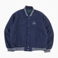 Vintage Varsity 'Troy Bros' Bomber Jacket - Navy