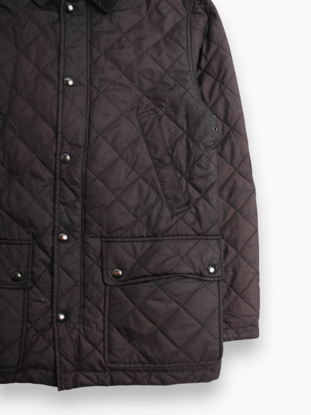 Vintage Quilted Hunting Jacket - Black