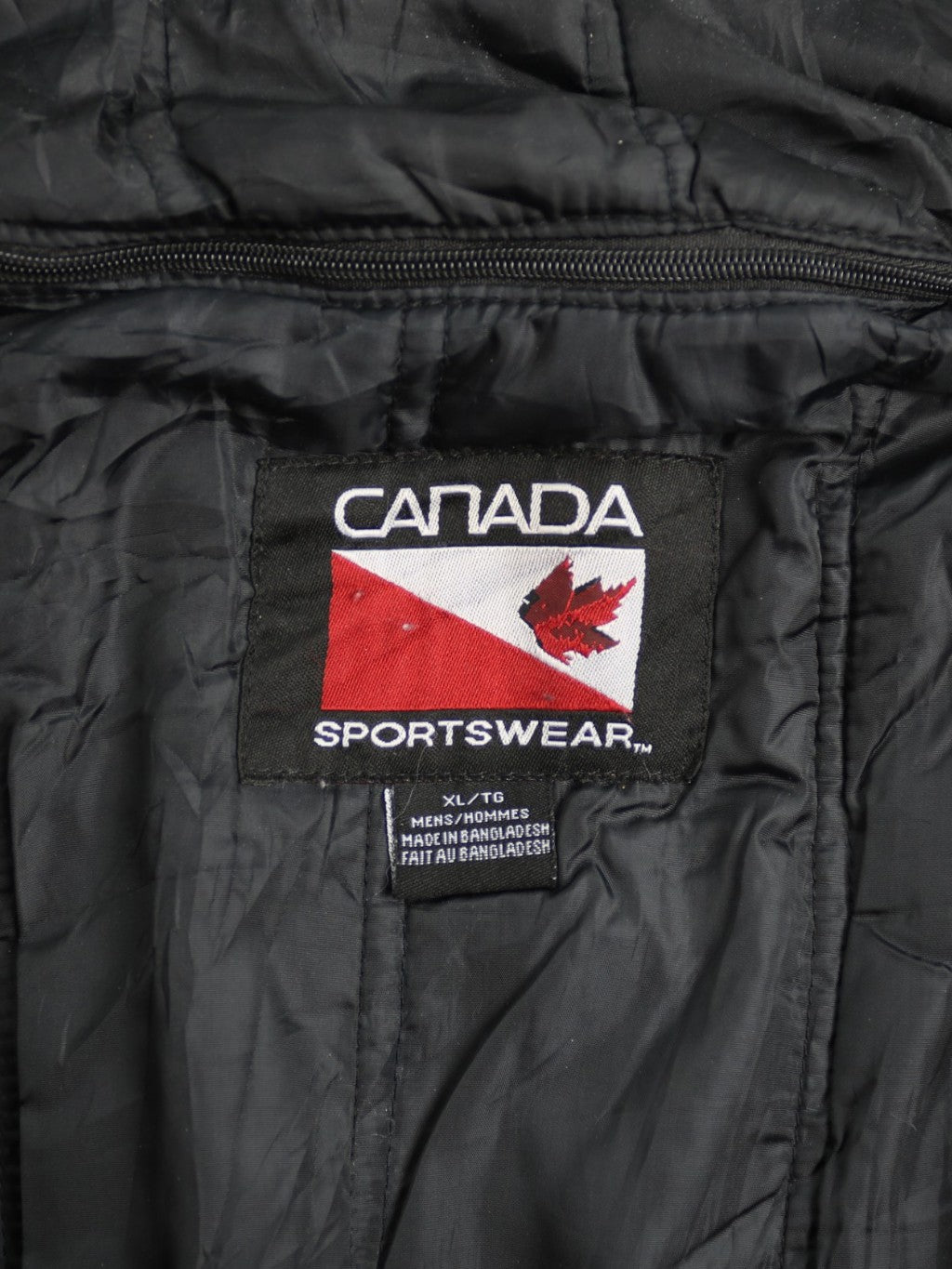 Vintage Varsity 'Nav Canada' Bomber Jacket