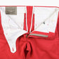 Vintage Gold Tab Pants - Red