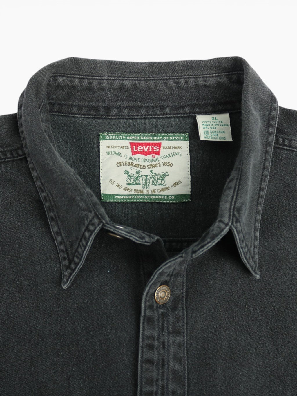Denim Shirt - Black