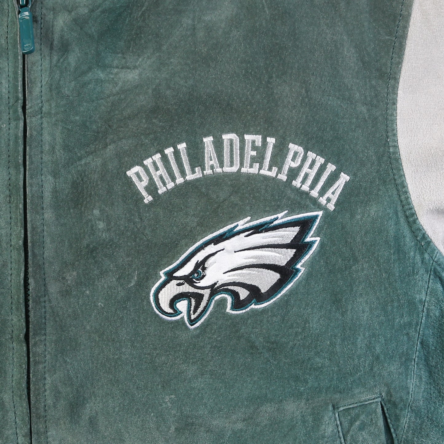 Philadelphia Eagles Suede Varsity Jacket