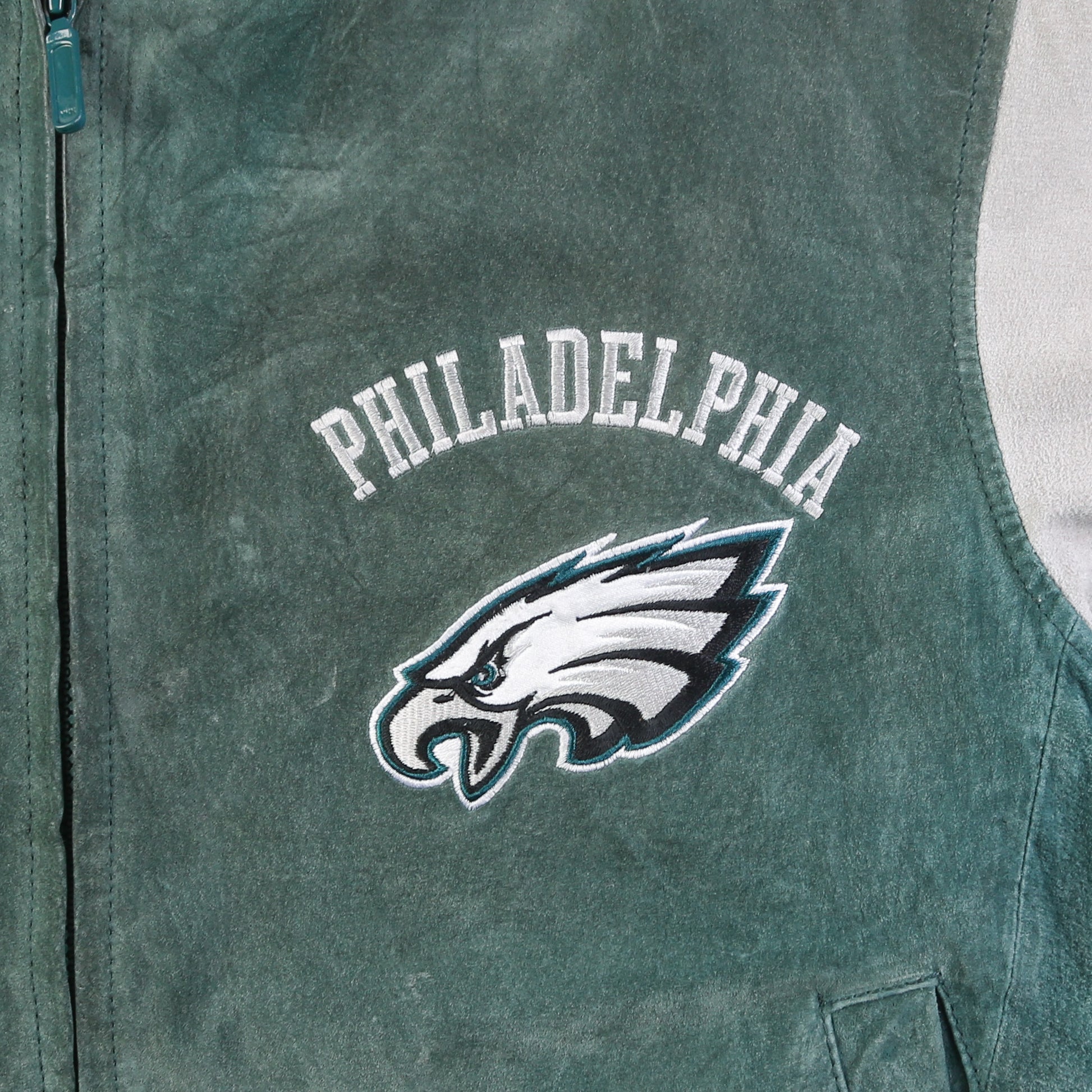 Philadelphia Eagles Suede Varsity Jacket