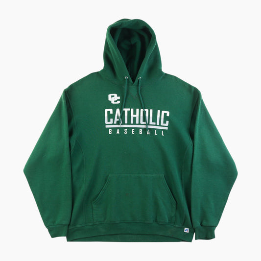 'Catholic Baseball' Hooded Sweatshirt