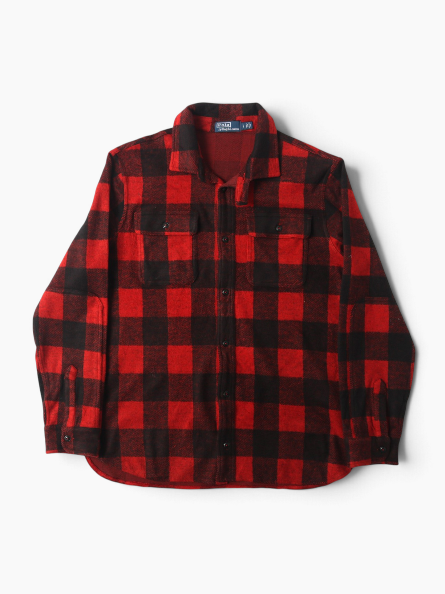 Vintage Flannel Shirt - Red Check