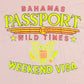 'Bahamas Passport' T-shirt