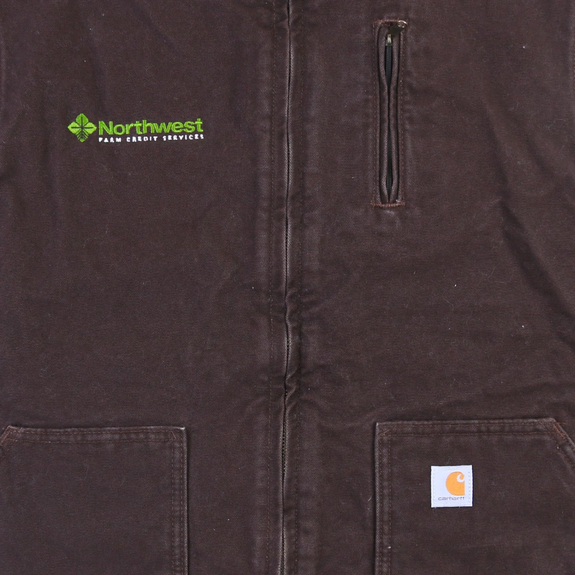 Lined Vest - Brown