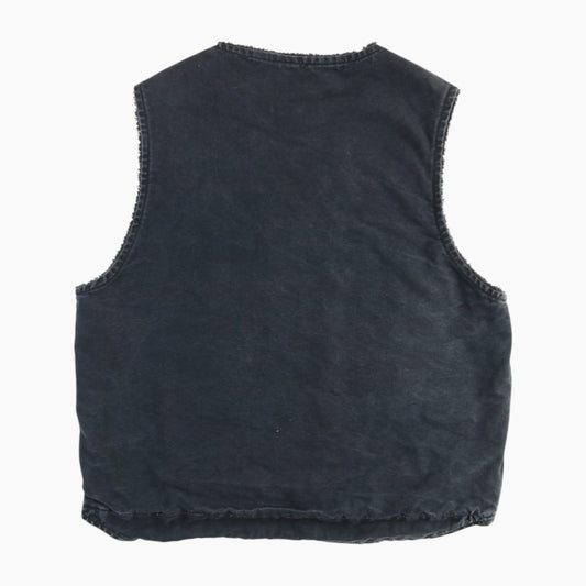 Lined Vest - Black - American Madness