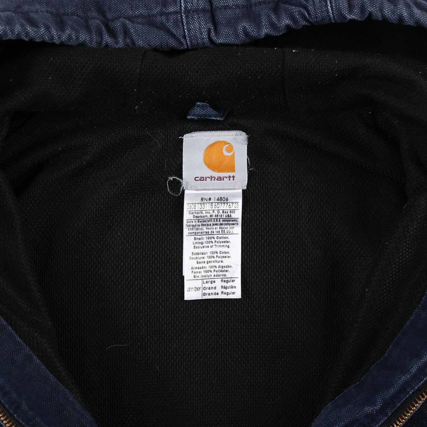 Hooded Active Jacket - Navy - American Madness