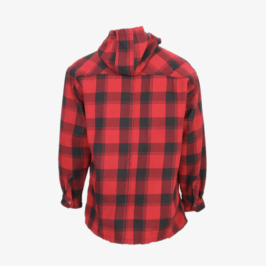 Fleece Hooded Jacket - Red Flannel - American Madness