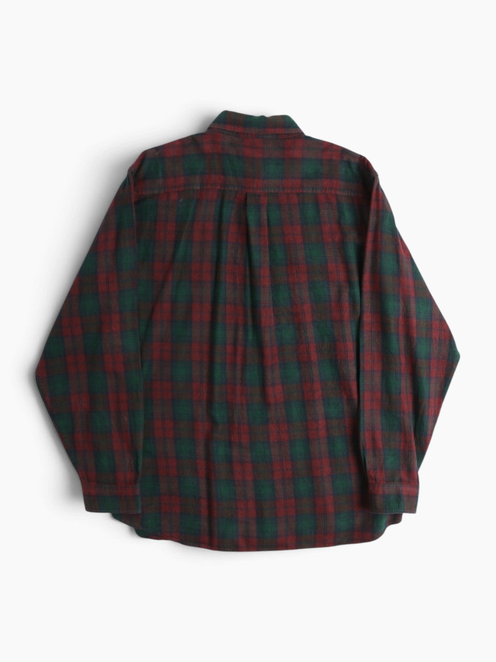Vintage Flannel Shirt - Red Check