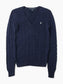 Cable Knit V-Neck