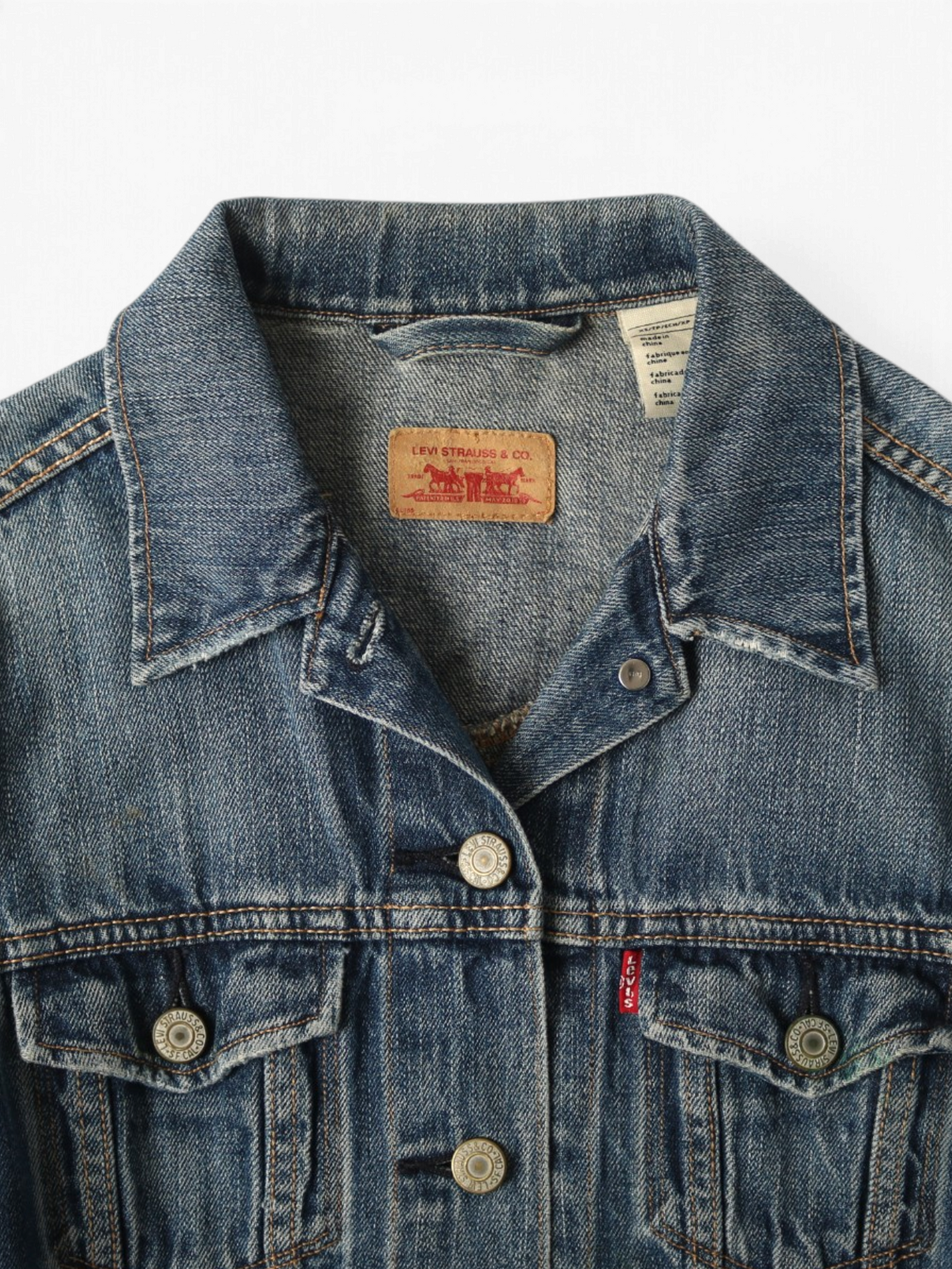 Vintage Denim Trucker Jacket
