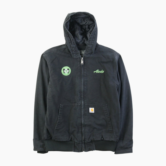 Hooded Active Jacket - Black