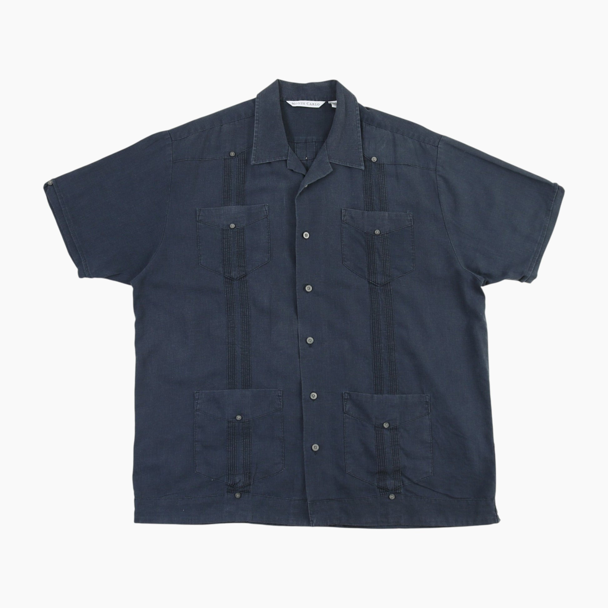 Vintage Cuban Guayabera Shirt