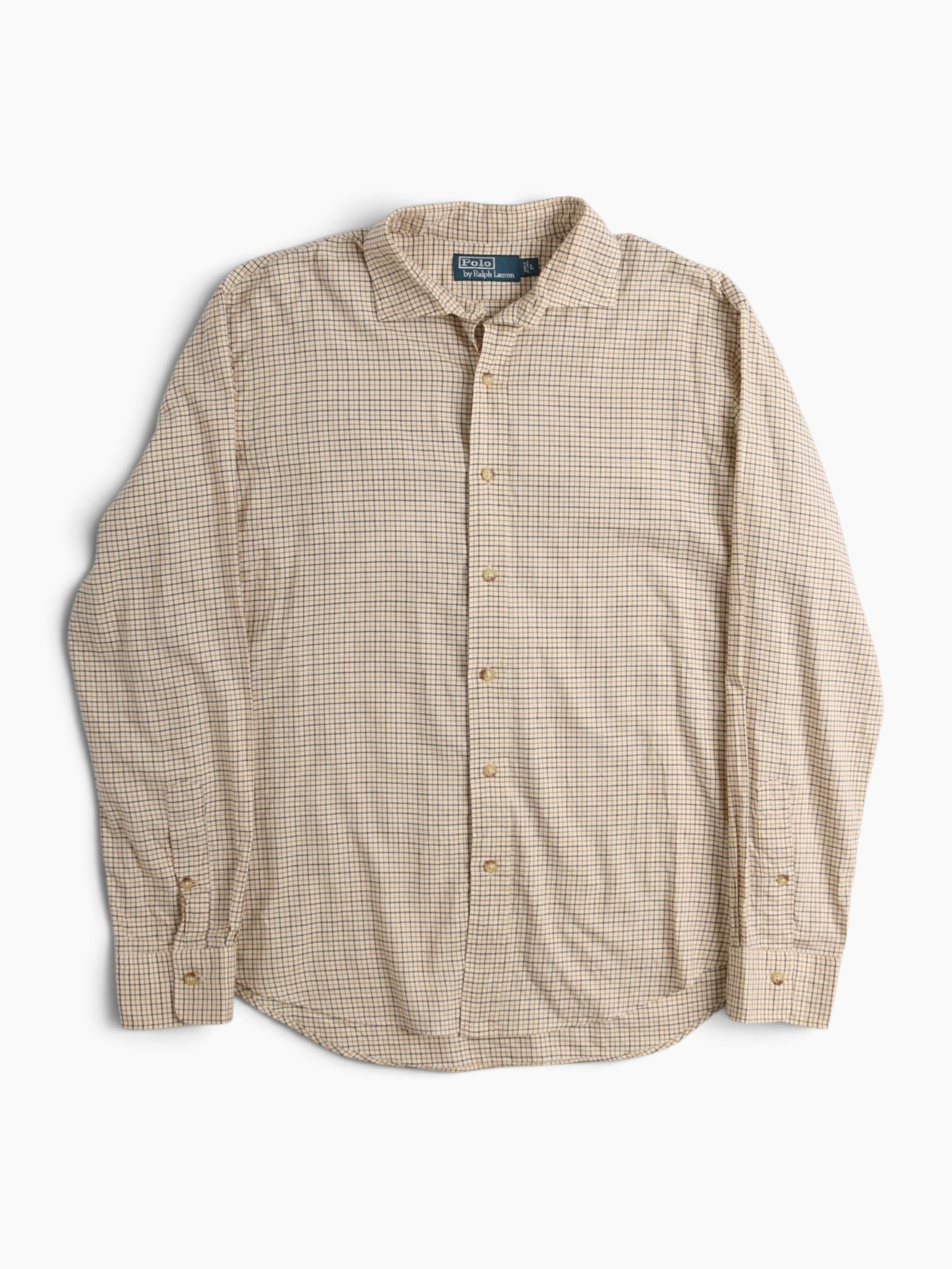 Vintage Shirt - Beige Check