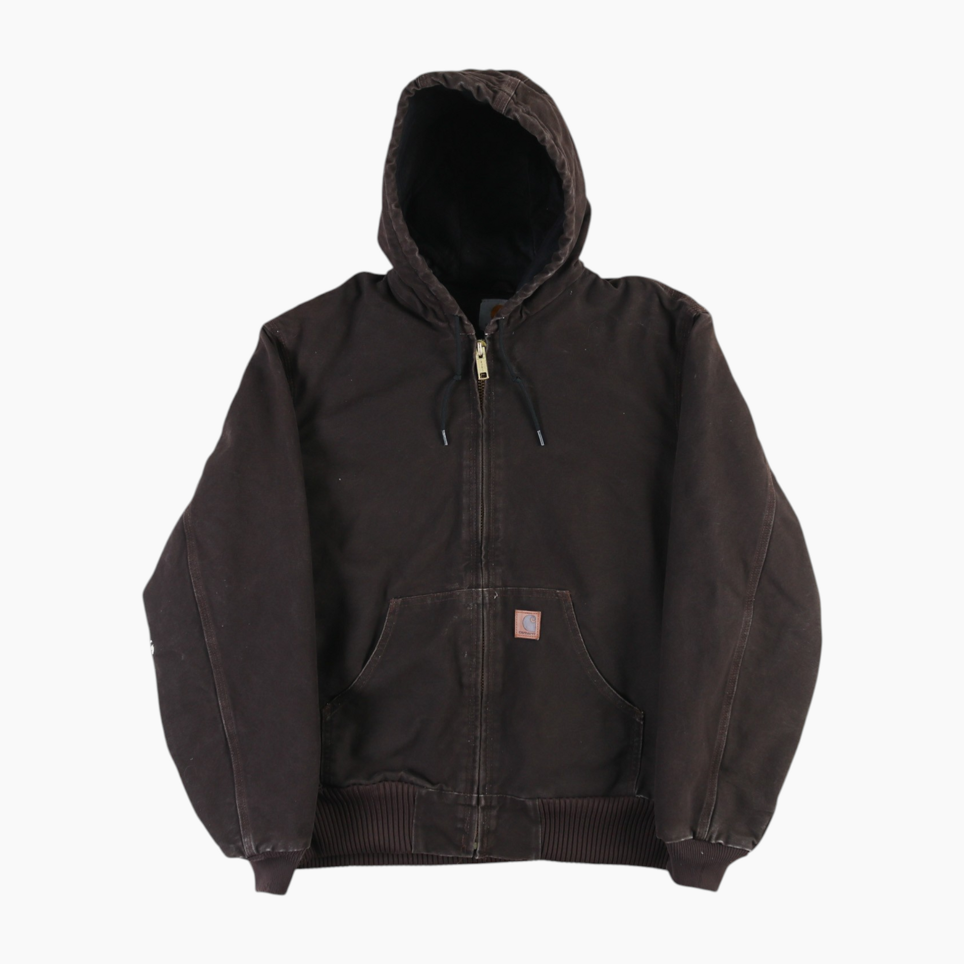 Hooded Active Jacket - Brown
