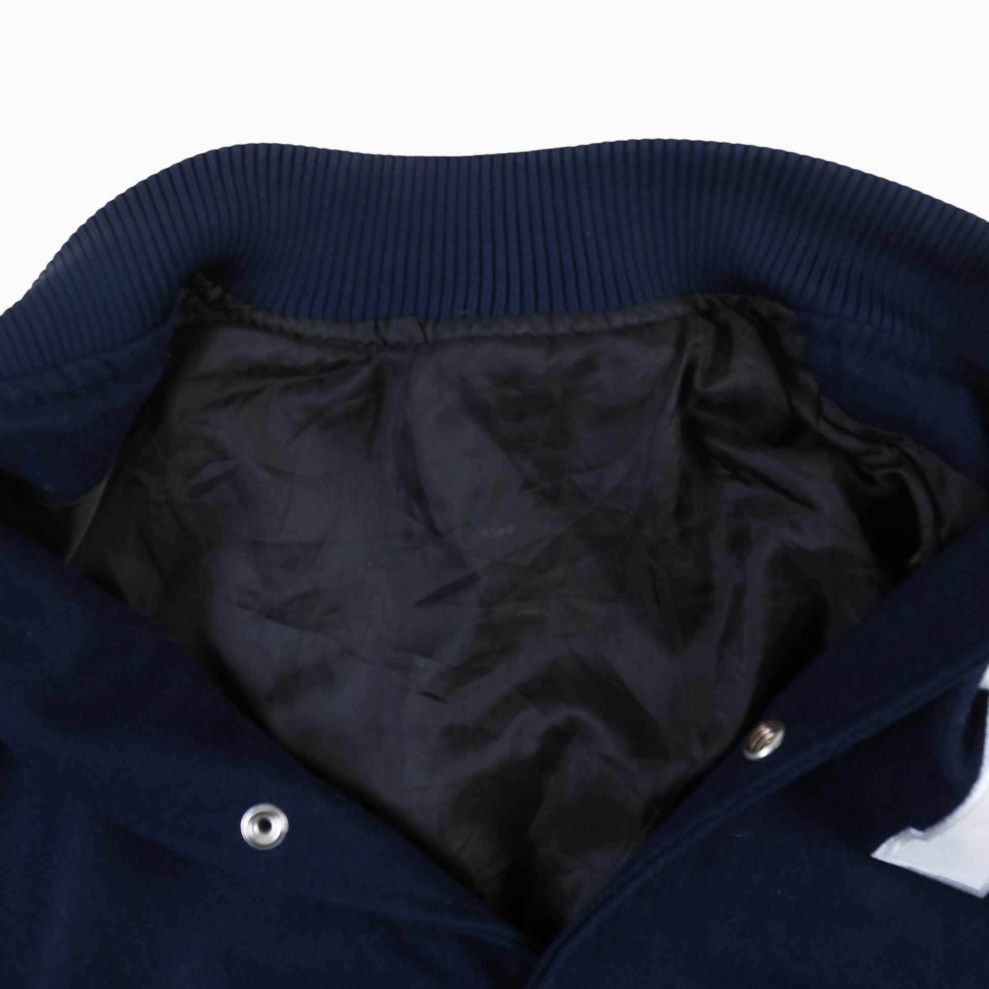 Vintage Varsity 'K' Bomber Jacket - Navy