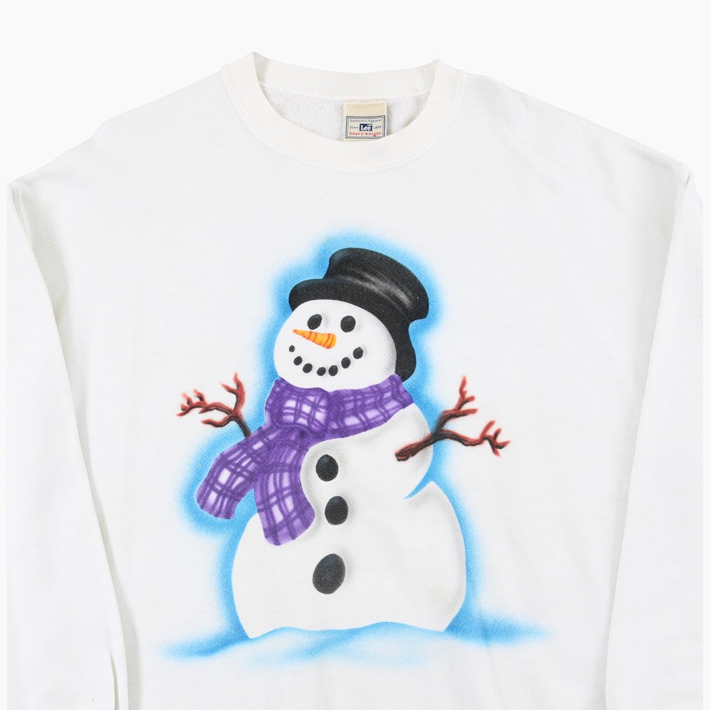 Lee 'Snowman' Sweatshirt - White